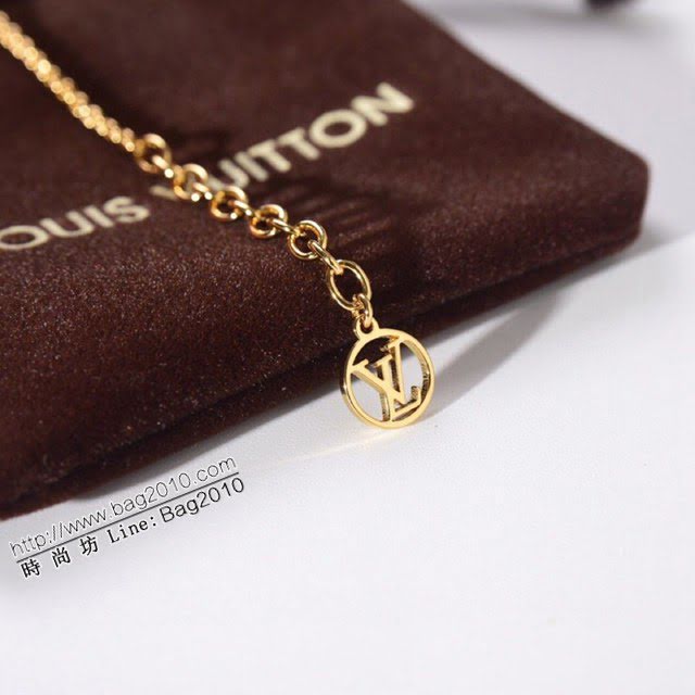 Louis Vuitton新款飾品 路易威登字母多花手鏈 LV經典鏤空金色手鏈  zglv2211